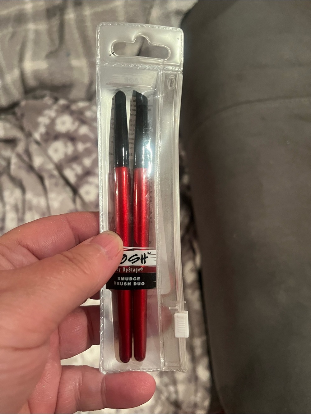 Posh Red Smudge Brush Duo
